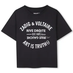 Clearance ZADIG & VOLTAIRE T-shirt à manches courtes BLACK