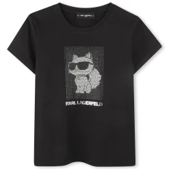 Online KARL LAGERFELD KIDS T-shirt à manches courtes BLACK