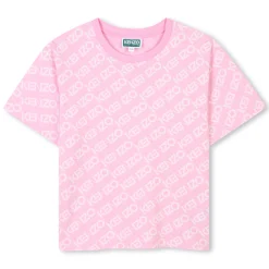 Discount KENZO KIDS T-shirt à manches courtes ROSE FRIANDISE