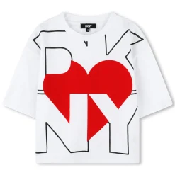 Discount DKNY T-shirt à manches courtes BLANC
