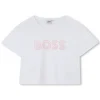Outlet BOSS T-shirt à manches courtes BLANC