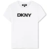 Discount DKNY T-shirt à manches courtes BLANC