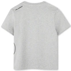 Online KARL LAGERFELD KIDS T-shirt à manches courtes GRIS CHINE