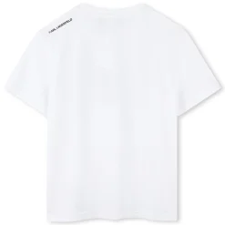 Online KARL LAGERFELD KIDS T-shirt à manches courtes BLANC