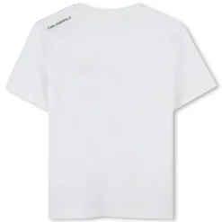 Hot KARL LAGERFELD KIDS T-shirt à manches courtes BLANC