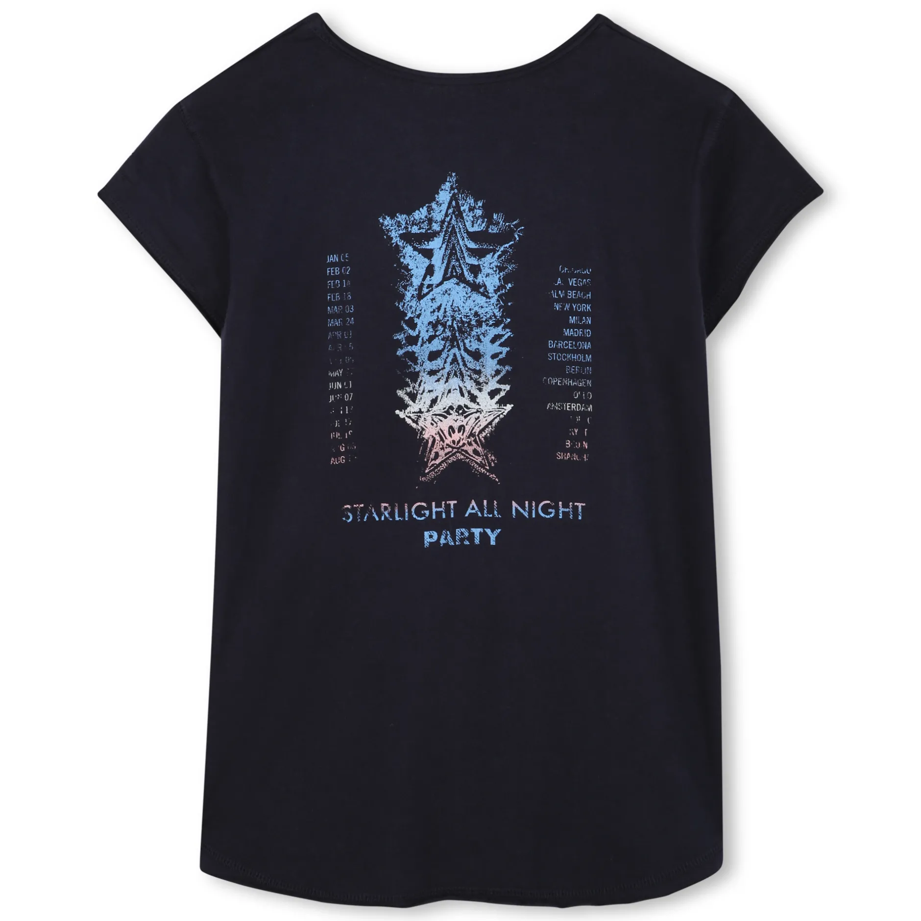 New ZADIG & VOLTAIRE T-shirt à manches courtes DARK BLUE