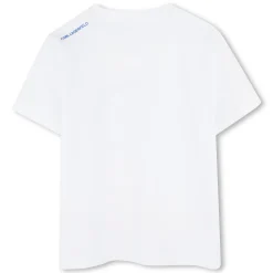 Discount KARL LAGERFELD KIDS T-shirt à manches courtes BLANC