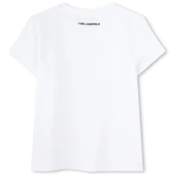 New KARL LAGERFELD KIDS T-shirt à manches courtes BLANC