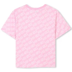 Discount KENZO KIDS T-shirt à manches courtes ROSE FRIANDISE