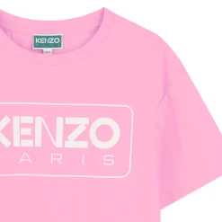 Sale KENZO KIDS T-shirt à manches courtes ROSE FRIANDISE