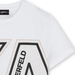 Outlet KARL LAGERFELD KIDS T-shirt à manches courtes BLANC