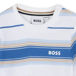 Online BOSS T-shirt à manches courtes FRENCH BLUE