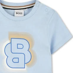 Clearance BOSS T-shirt à manches courtes PERSIAN BLUE