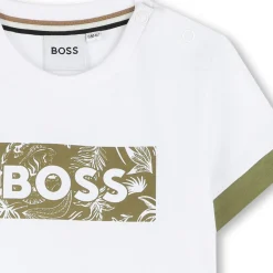 Sale BOSS T-shirt à manches courtes BLANC