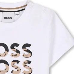 Sale BOSS T-shirt à manches courtes BLANC