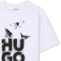 Sale HUGO T-shirt à manches courtes BLANC