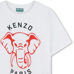 Outlet KENZO KIDS T-shirt à manches courtes BLANC
