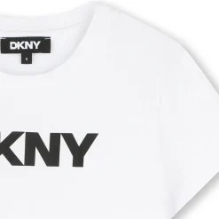 Discount DKNY T-shirt à manches courtes BLANC