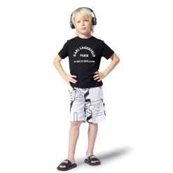 New KARL LAGERFELD KIDS T-shirt à manches courtes BLACK
