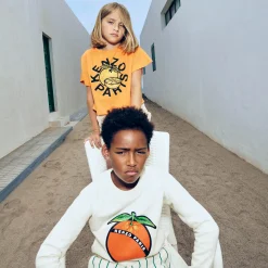 Best KENZO KIDS T-shirt à manches courtes ORANGE