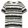 Outlet KARL LAGERFELD KIDS T-shirt à manches courtes rayé CHALK