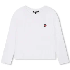 Outlet DKNY T-shirt à manches longues BLANC