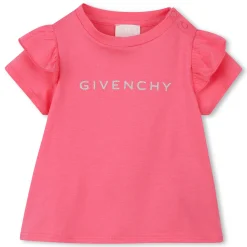 Best GIVENCHY T-shirt à manches volantées ROSE SORBET