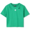 Hot DKNY T-shirt ajouré manches courtes CHARTREUSE