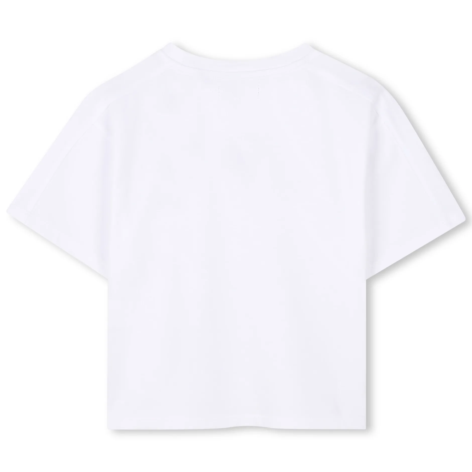 Clearance DKNY T-shirt ajouré manches courtes BLANC