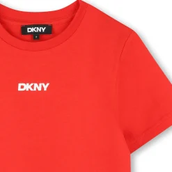 Best DKNY T-shirt ample en coton ROUGE VIF