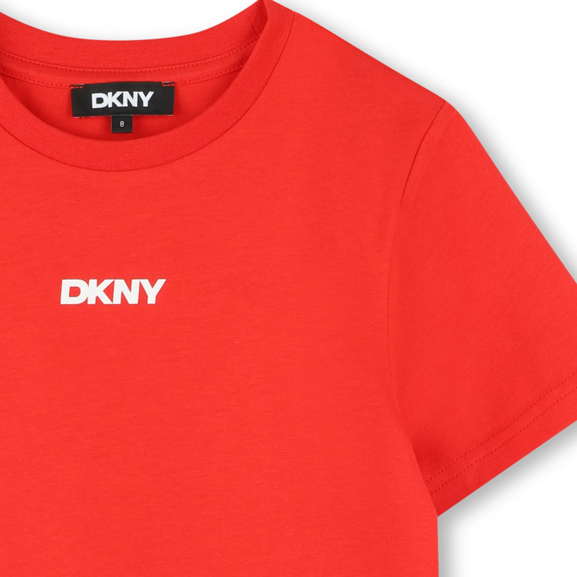 Best DKNY T-shirt ample en coton ROUGE VIF