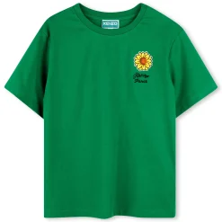 Fashion KENZO KIDS T-shirt avec badge et broderie LODEN