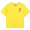Online KENZO KIDS T-shirt avec badge et broderie JAUNE TAXI
