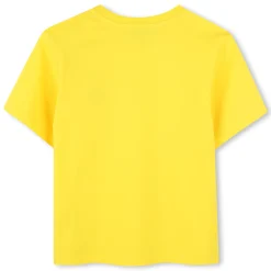 Online KENZO KIDS T-shirt avec badge et broderie JAUNE TAXI