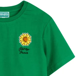Fashion KENZO KIDS T-shirt avec badge et broderie LODEN