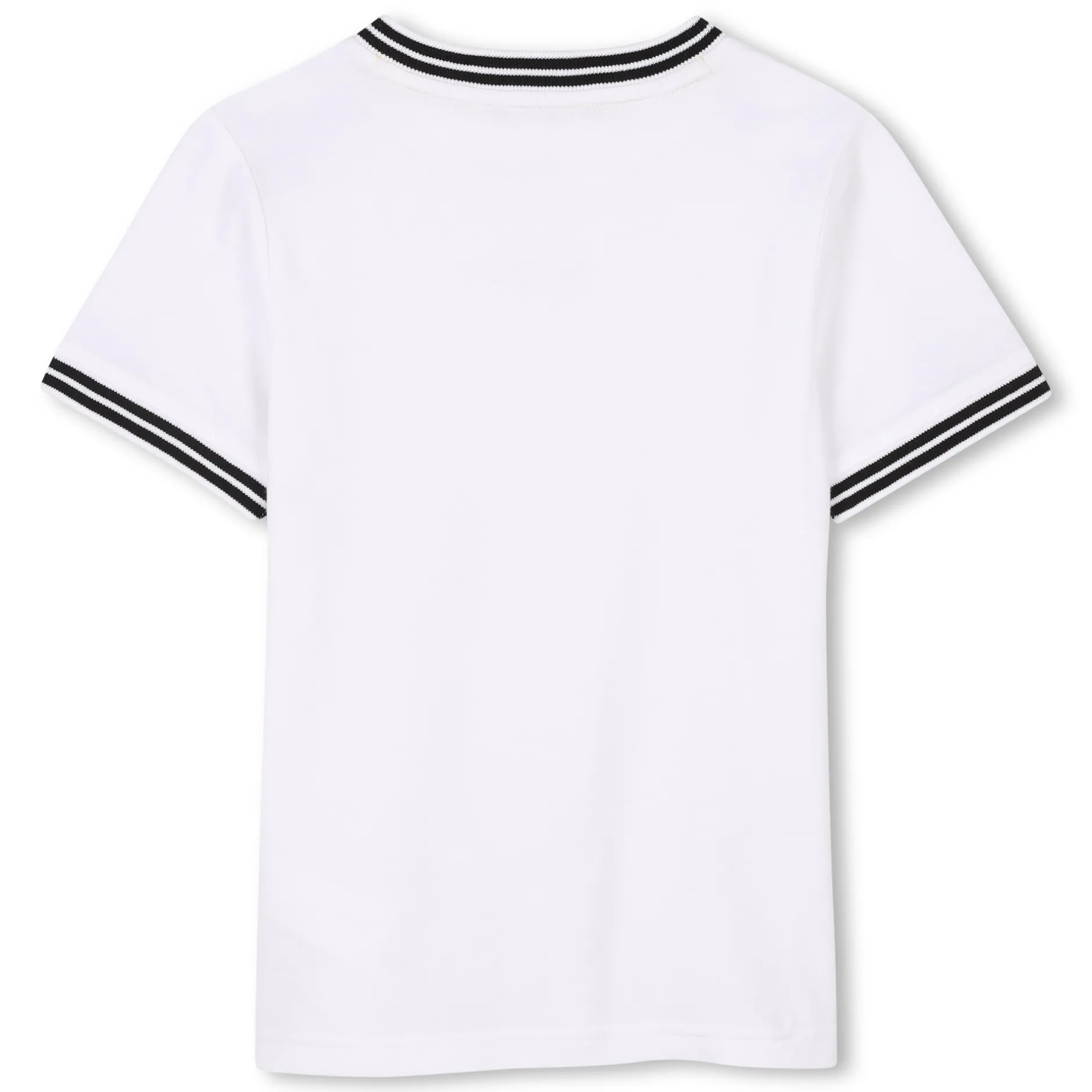Clearance DKNY T-shirt avec bandes colorées BLANC