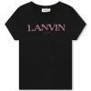 Fashion LANVIN T-shirt avec illustration sigle BLACK