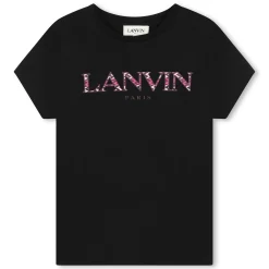 Fashion LANVIN T-shirt avec illustration sigle BLACK