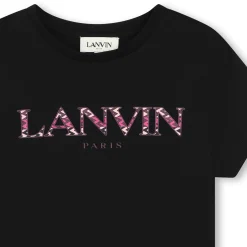 Fashion LANVIN T-shirt avec illustration sigle BLACK