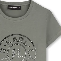 New KARL LAGERFELD KIDS T-shirt avec illustrations VERT MEKONG