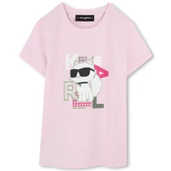 Sale KARL LAGERFELD KIDS T-shirt avec imprimé POMEGRANATE