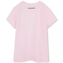 Sale KARL LAGERFELD KIDS T-shirt avec imprimé POMEGRANATE