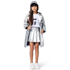 Outlet KARL LAGERFELD KIDS T-shirt avec imprimé BLANC