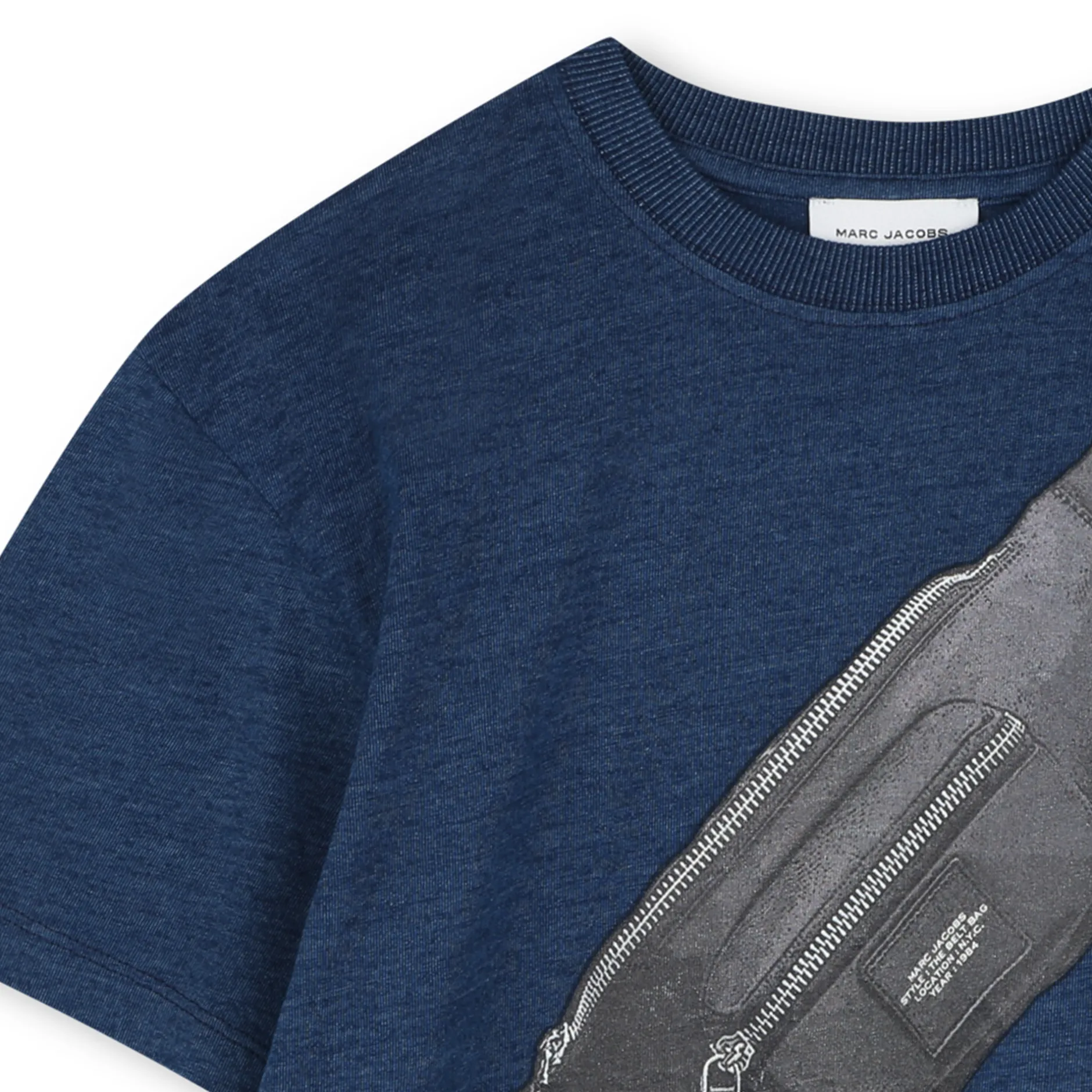 Sale MARC JACOBS T-shirt avec imprimé sac DENIM BLUE