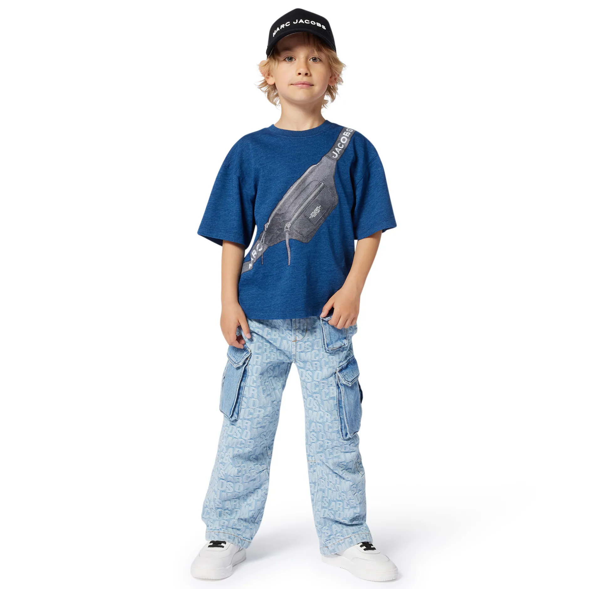 Sale MARC JACOBS T-shirt avec imprimé sac DENIM BLUE
