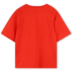Online KENZO KIDS T-shirt avec imprimé siglé ROUGE VIF