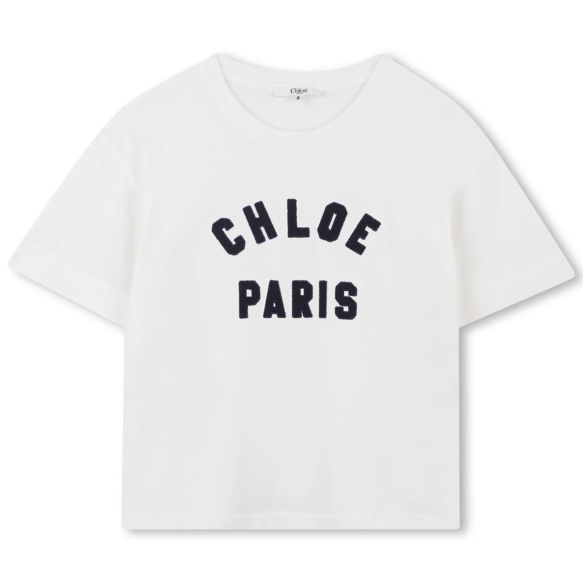 Discount CHLOE T-shirt avec logo contrastant OFFWHITE