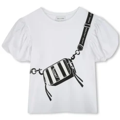 Best MARC JACOBS T-shirt avec manches fantaisie BLANC