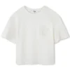 New CHLOE T-shirt avec poche poitrine OFFWHITE