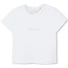 New GIVENCHY T-shirt avec strass BLANC